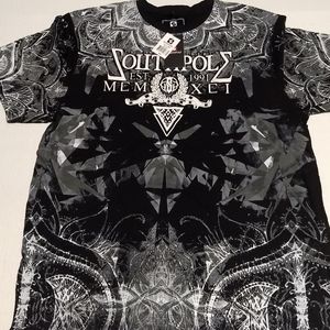 Black and White South Pole Graphic Tee